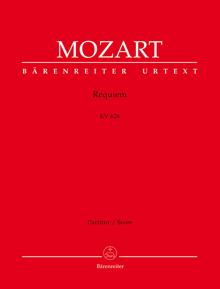 Mozart Requiem K. 626 - completed by Franz Xaver Süssmayr, in its traditional form - Full Score