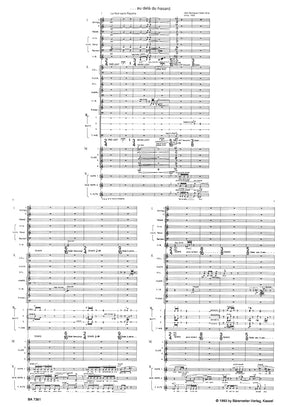 Barraque ...au delà du hasard für Solostimmen und Orchester in 4 Gruppen (1959) Study Score