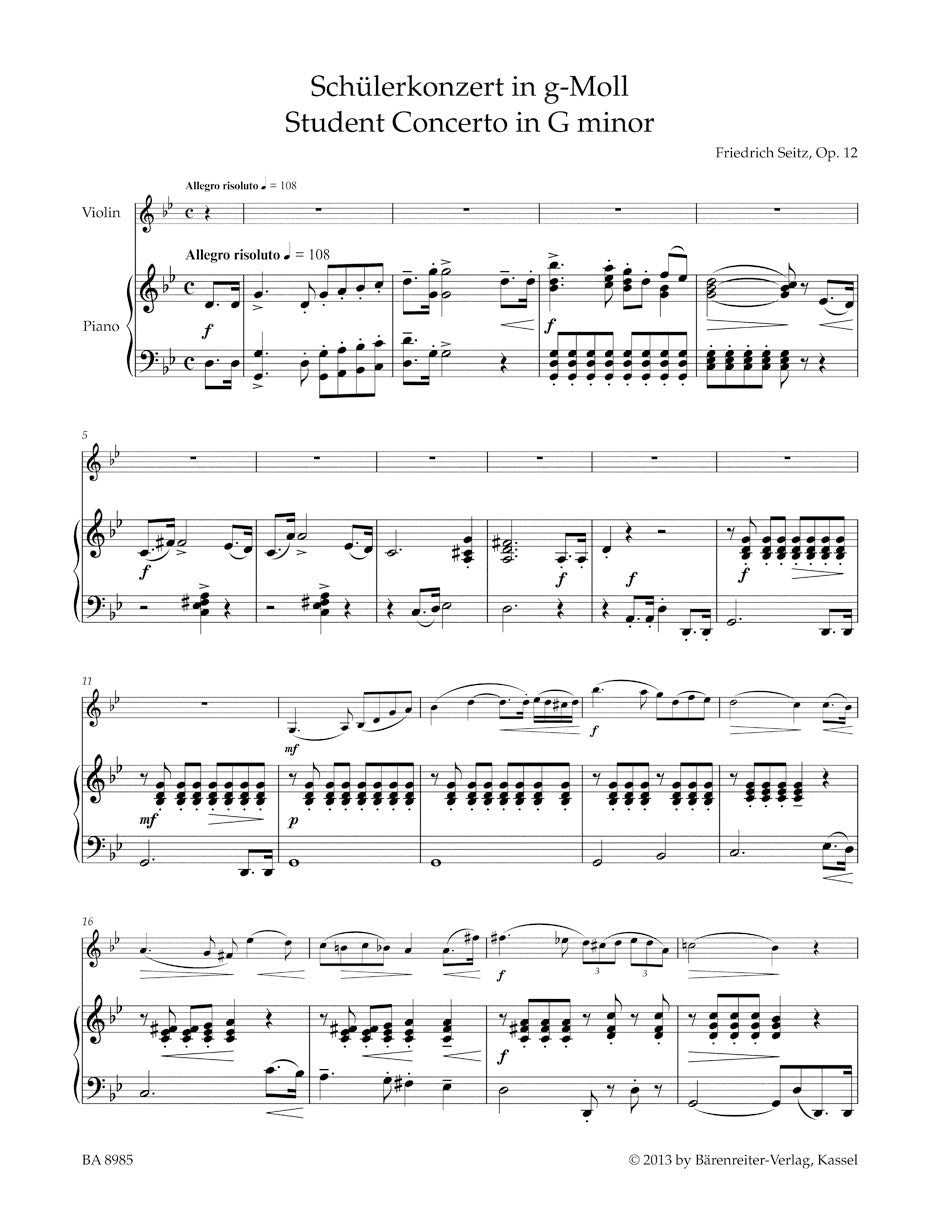 Seitz Concerto G minor op. 12