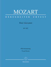 Mozart Il dissoluto punito ossia il Don Giovanni K. 527 -Dramma giocoso in two acts - Hardcover