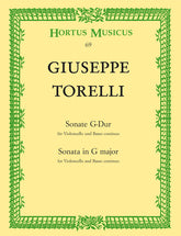 Torelli Sonate für Violocello und Basso continuo G-Dur