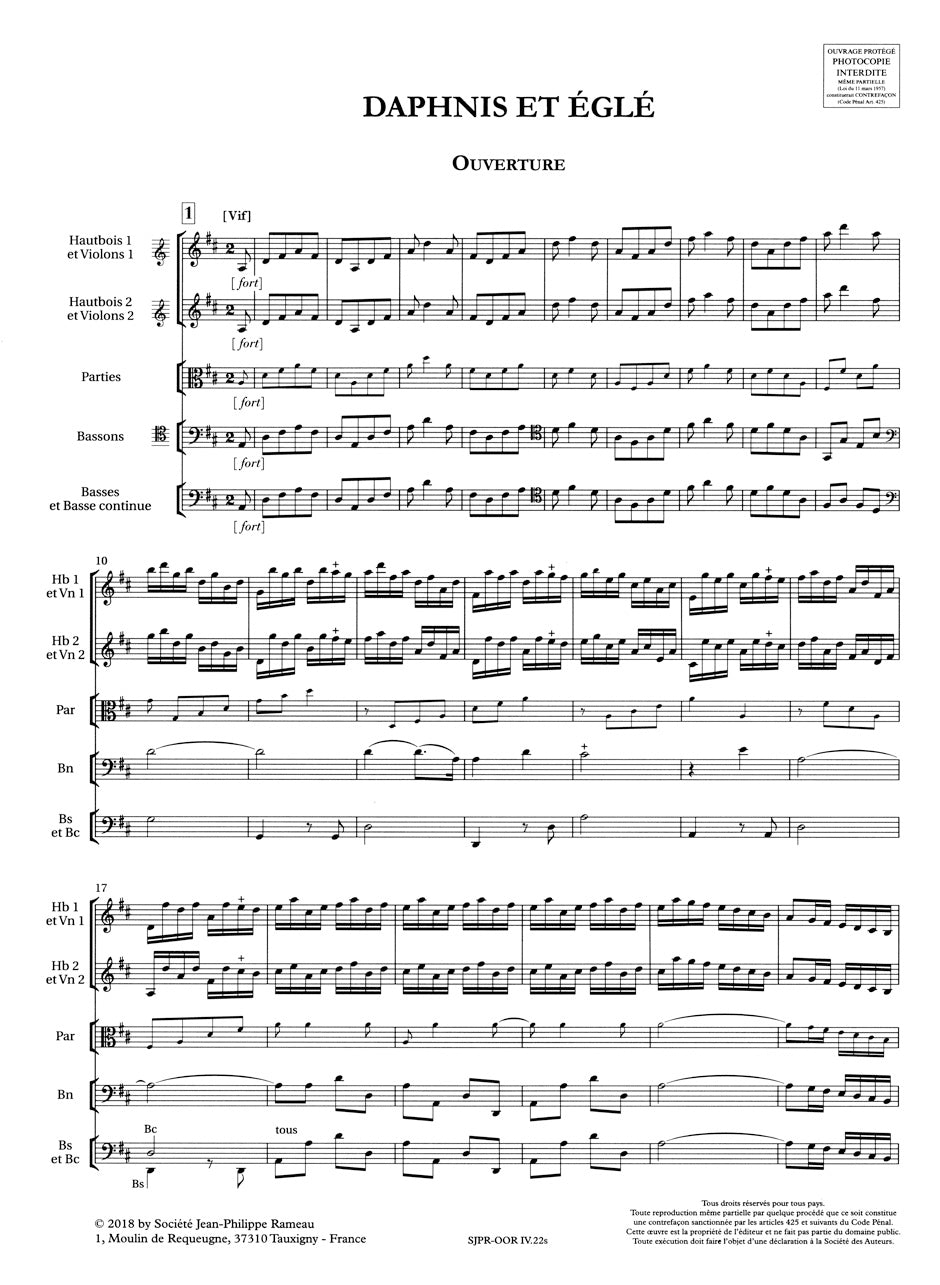 Rameau Spectacles de Fontainebleau (1753)