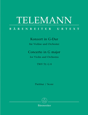 Telemann Concerto for Violin and Orchestra G major TWV 51:G8