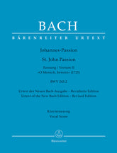 Bach St. John Passion (Version 2) Vocal Score