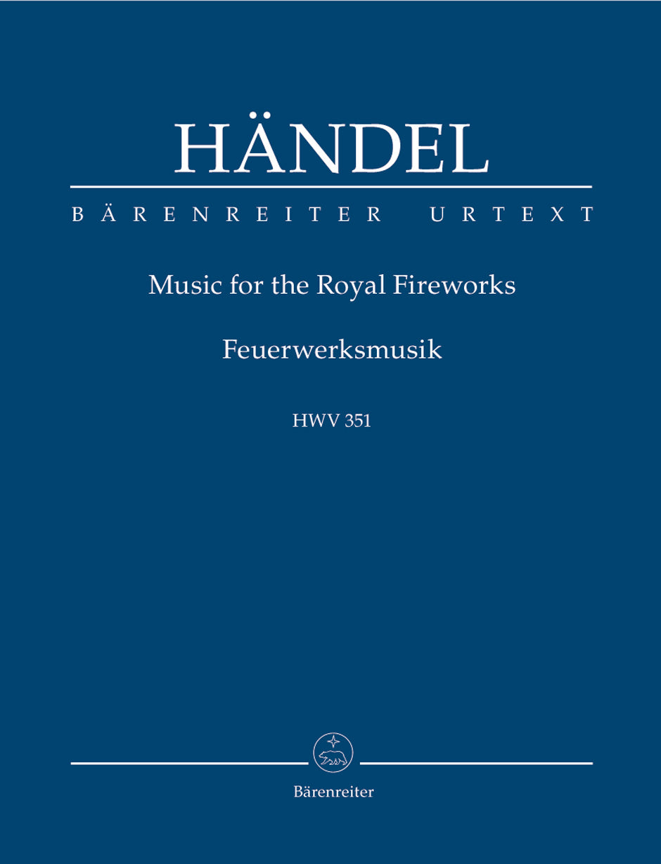 Handel Music for the Royal Fireworks HWV 351