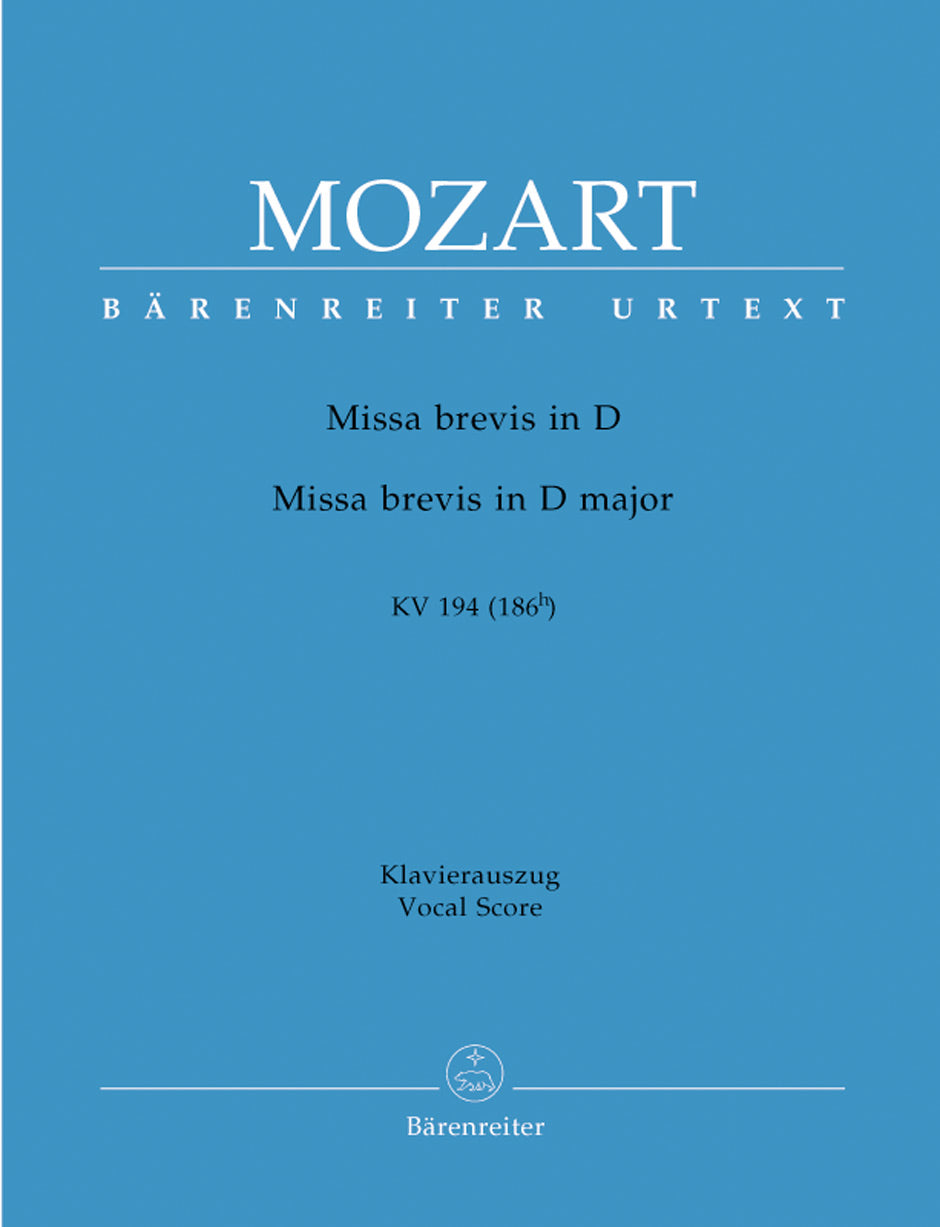 Mozart Missa brevis D major K. 194 (186h)