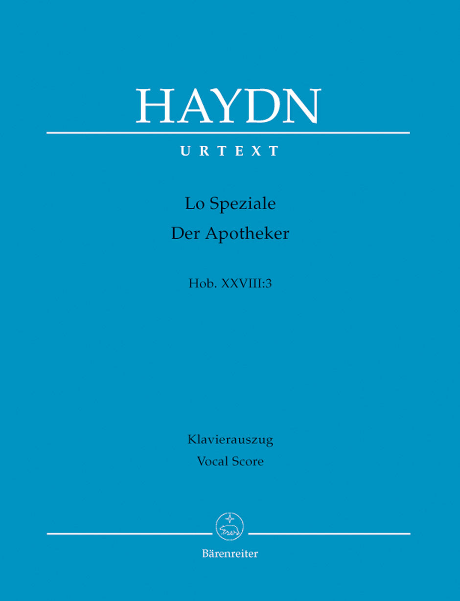 Haydn Lo Speziale - Der Apotheker Hob. XXVIII:3 -Dramma giocoso-