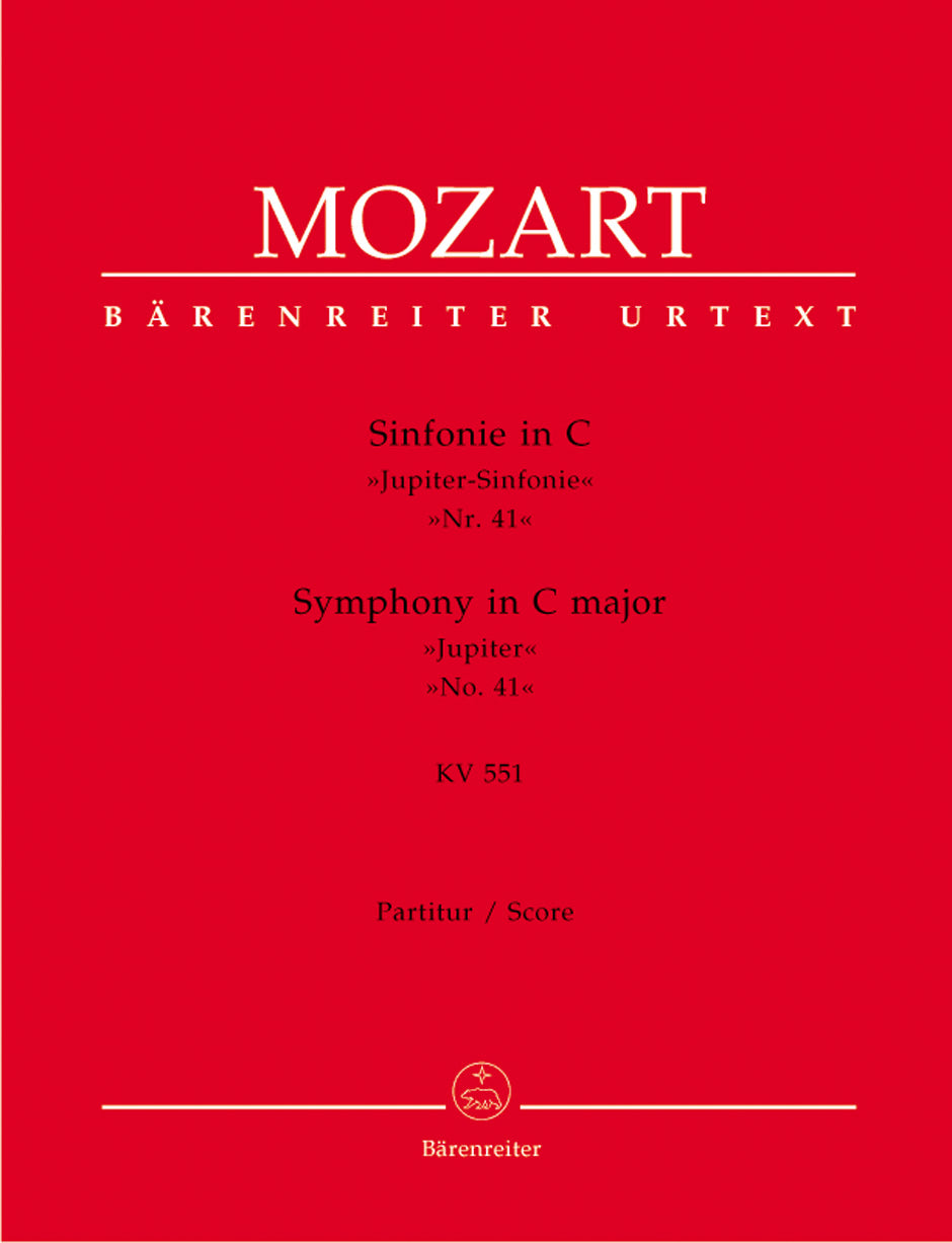 Mozart Symphony No. 41 C major K. 551 "Jupiter Symphony"