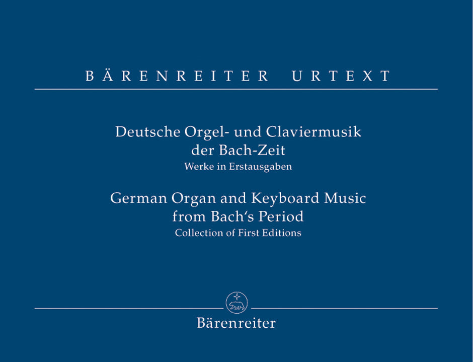 German Organ and Keyboard Music from Bach's Period -Collection of First Editions-
