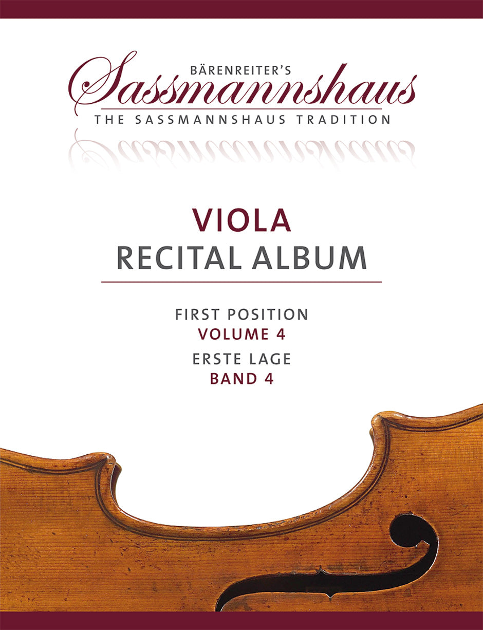 Sassmannshaus Viola Recital Album, Volume 4