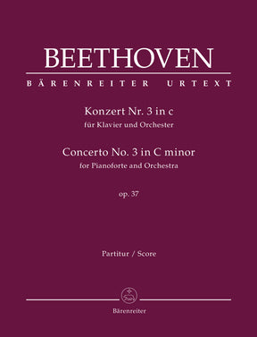 Beethoven Concerto for Pianoforte and Orchestra Nr. 3 C minor op. 37