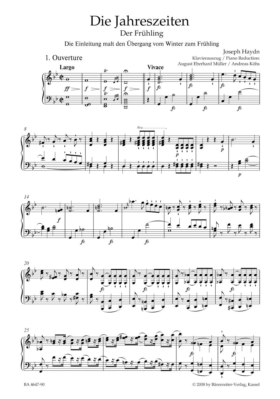Haydn The Seasons Hob. XXI:3 (1799-1801) -Oratorio-
