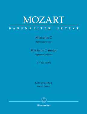 Mozart Missa C major K. 220 (196b) "Sparrow Mass"