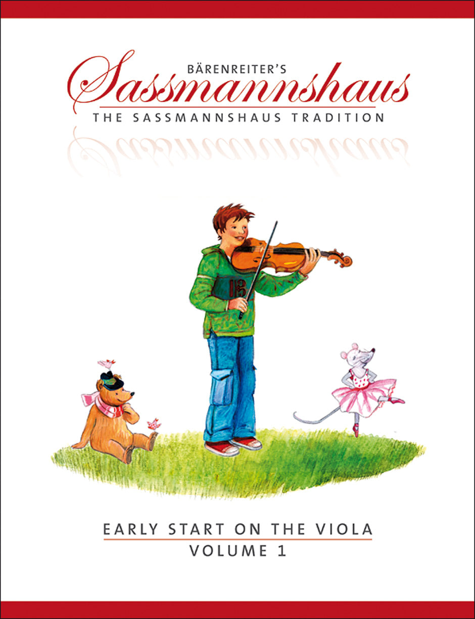 Sassmannshaus Early Start on the Viola, Volume 1 -A viola method for children age vier and older-