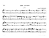 Bach Komm, Jesu, komm BWV 229 -Motet for two four-part Mixed choirs- Organ Part