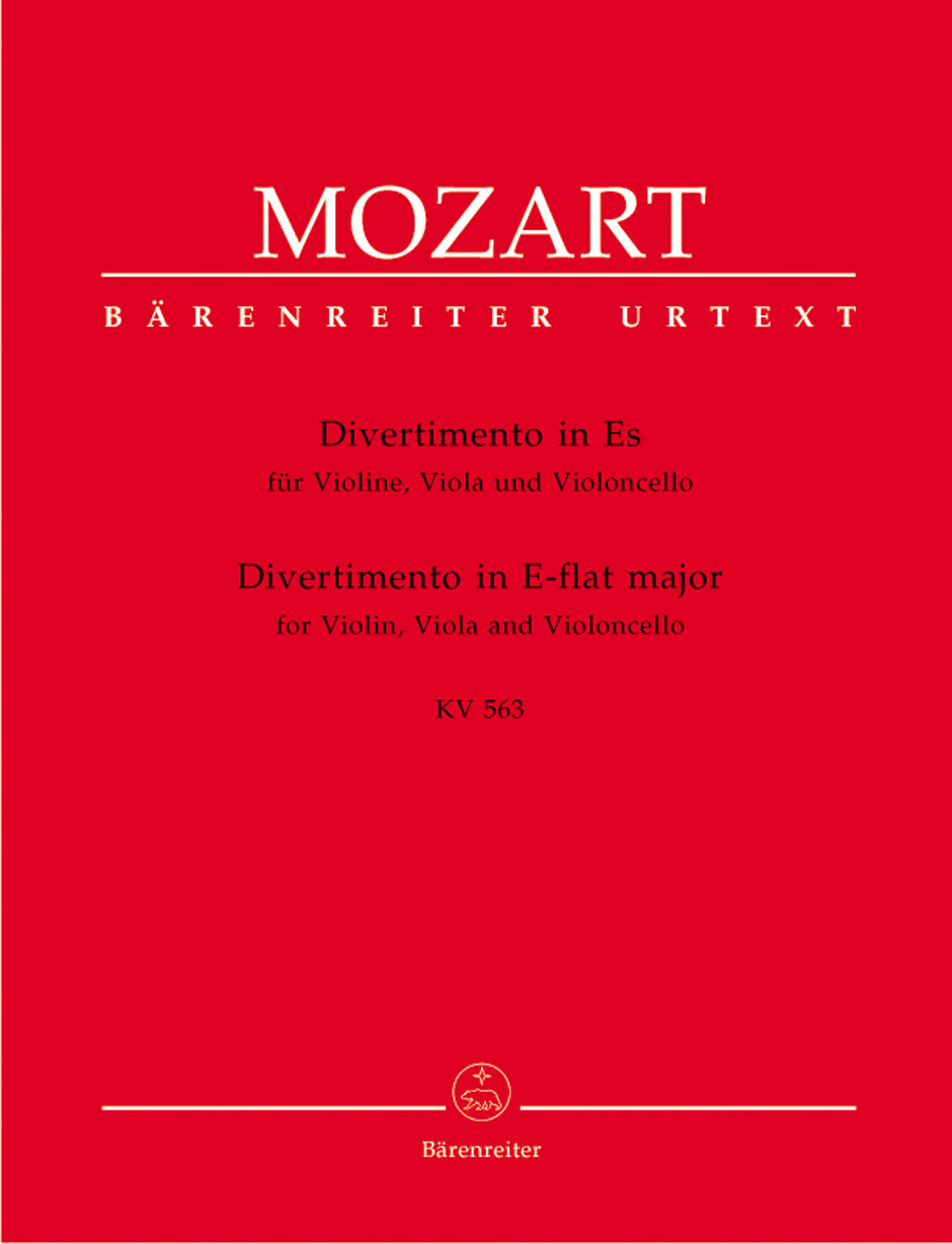 Mozart Divertimento in E flat major K 563