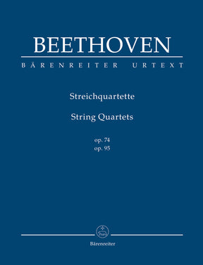 Beethoven String Quartets op. 74, 95 Study Score