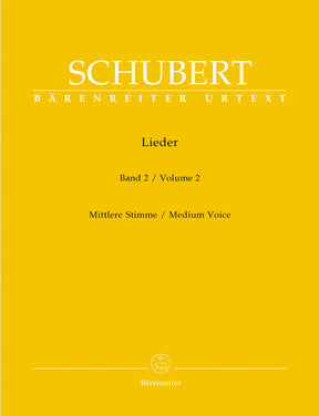 Schubert Lieder, Volume 2 (Medium voice)