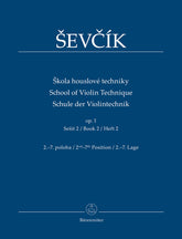 Sevcik School of Violin Technique op. 1 -2nd-7th Position- (Book 2)
