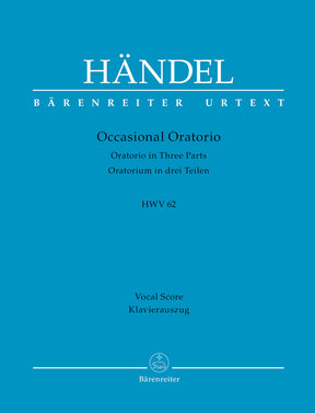 Handel Occasional Oratorio HWV 62 -Oratorio in three parts-