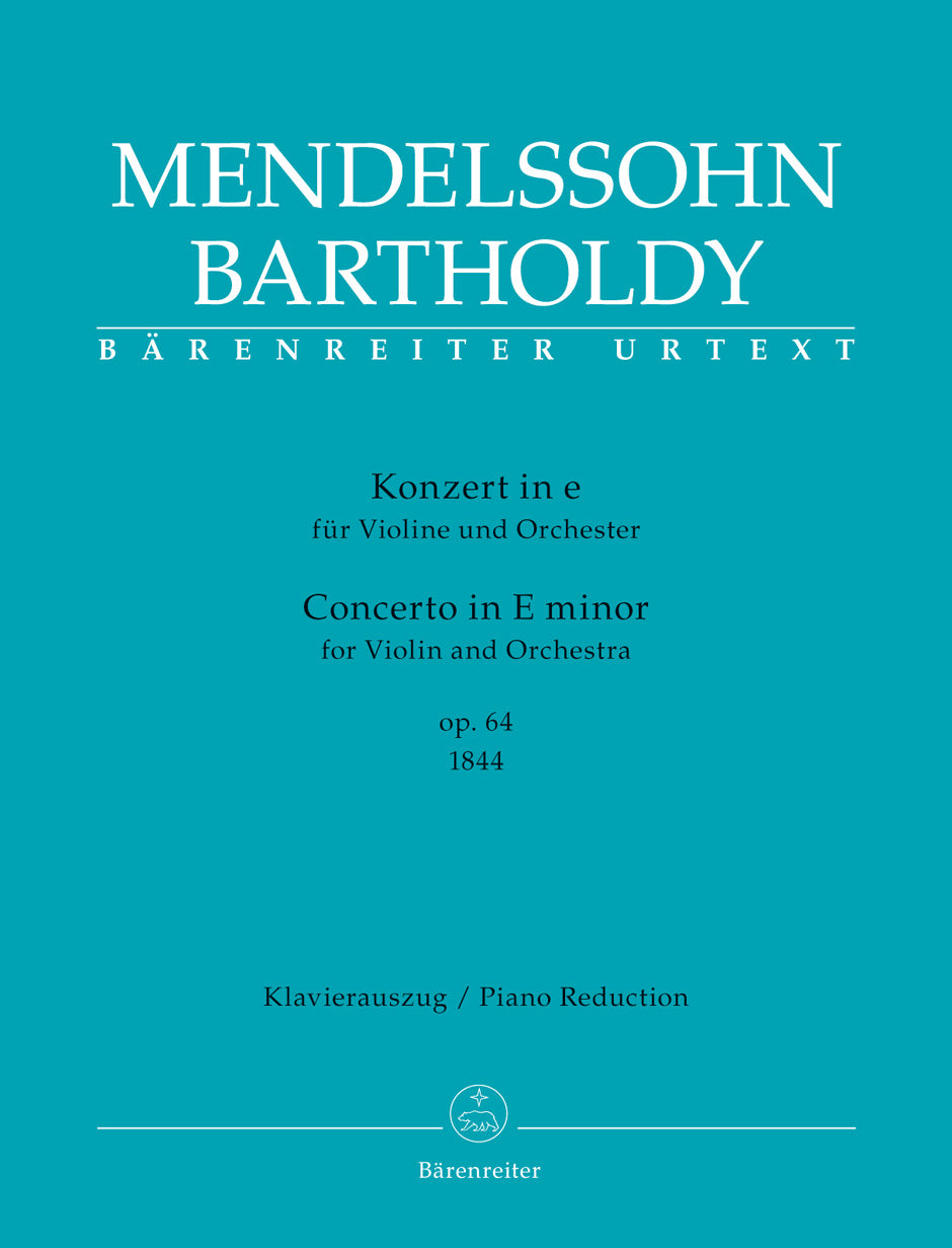 Mendelssohn Concerto for Violin and Orchestra E minor op. 64 (Early version)