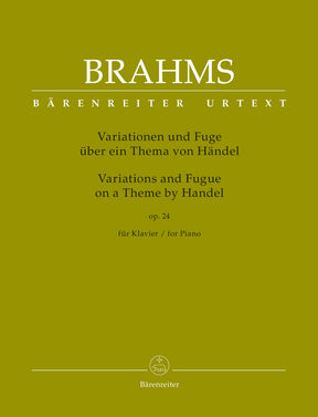 Brahms Variations and Fugue on a Theme by Handel for Piano op. 24