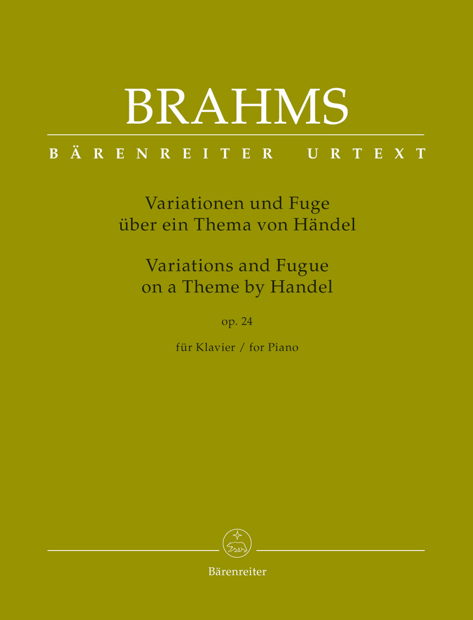 Brahms Variations and Fugue on a Theme by Handel for Piano op. 24
