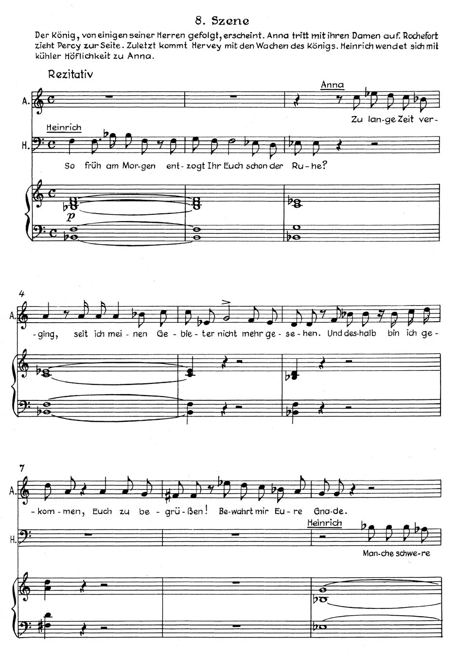 Donizetti Anna Boleyn -Oper in 2 Akten, deutsche Bühnenfassung-