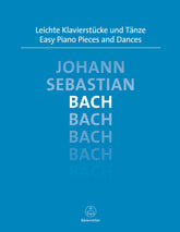 Bach Easy Piano Pieces and Dances