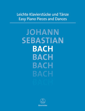 Bach Easy Piano Pieces and Dances
