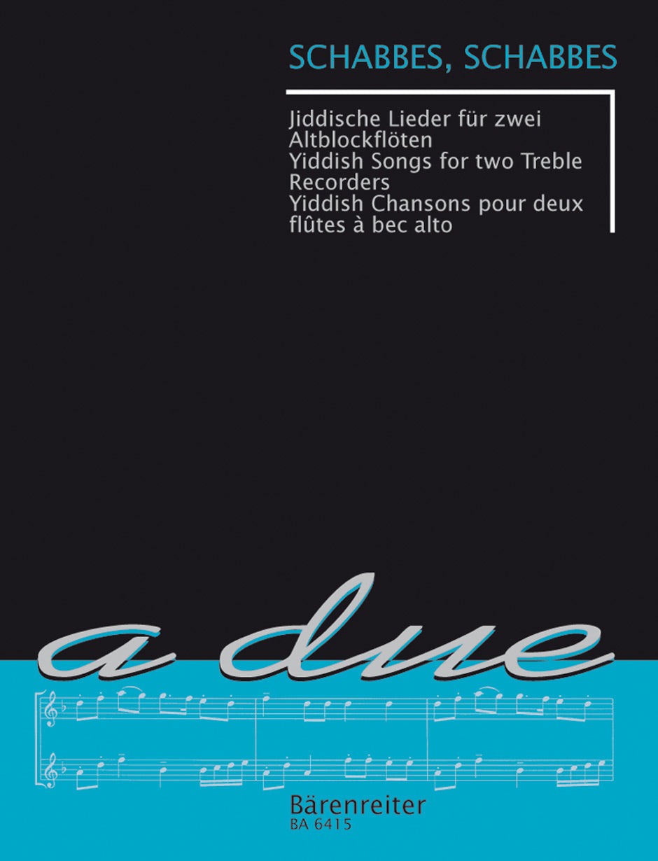 Schabbes, Schabbes -14 Jiddische Lieder-