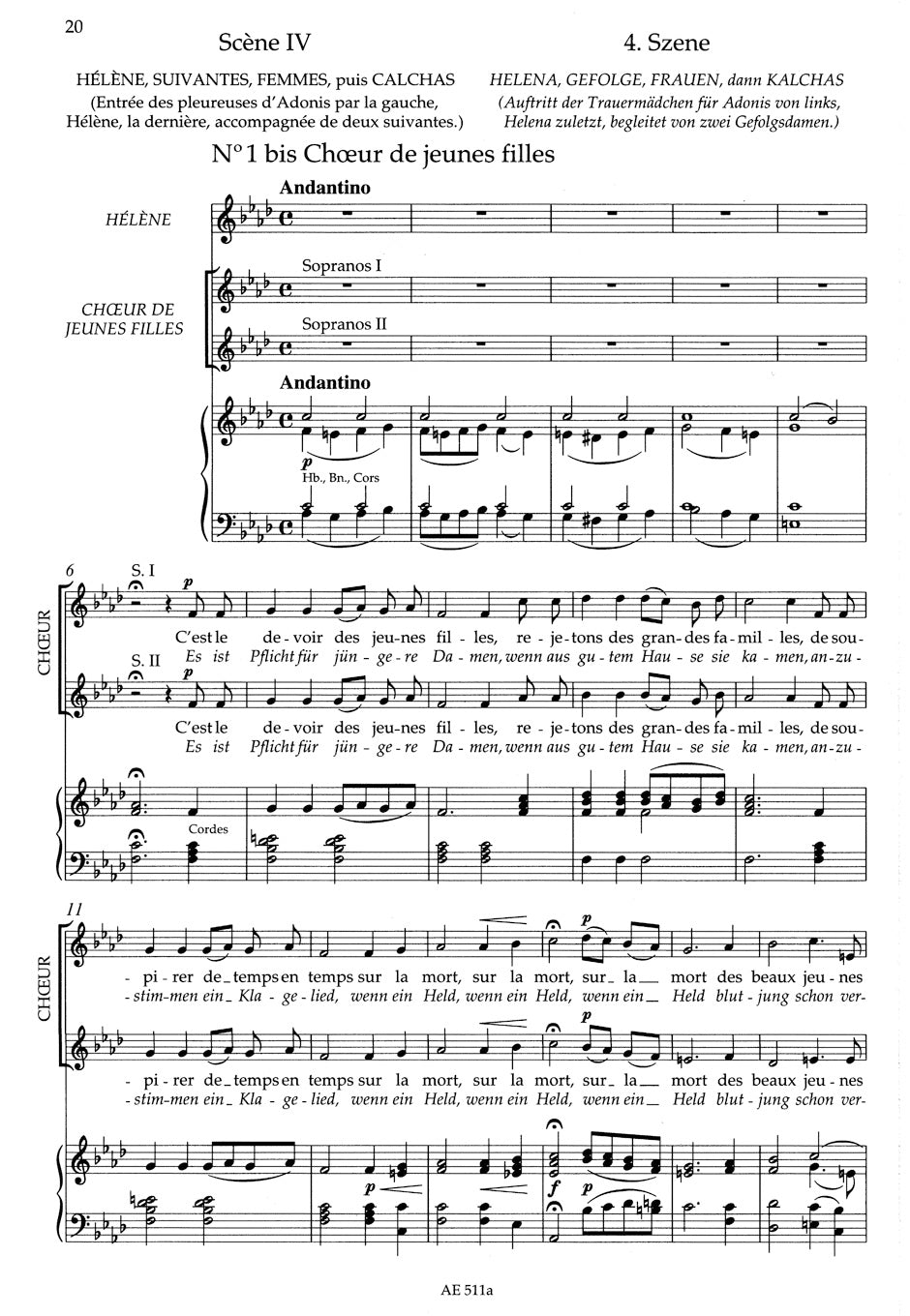 Offenbach La belle Hélène - Die schöne Helena Opera buffa in three acts