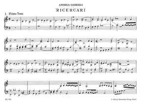Gabrieli Ricercari für Orgel (Band 1)