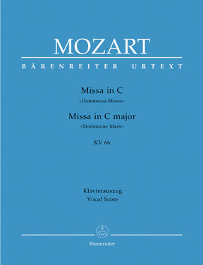 Mozart Missa C major K. 66 "Dominicus Mass"