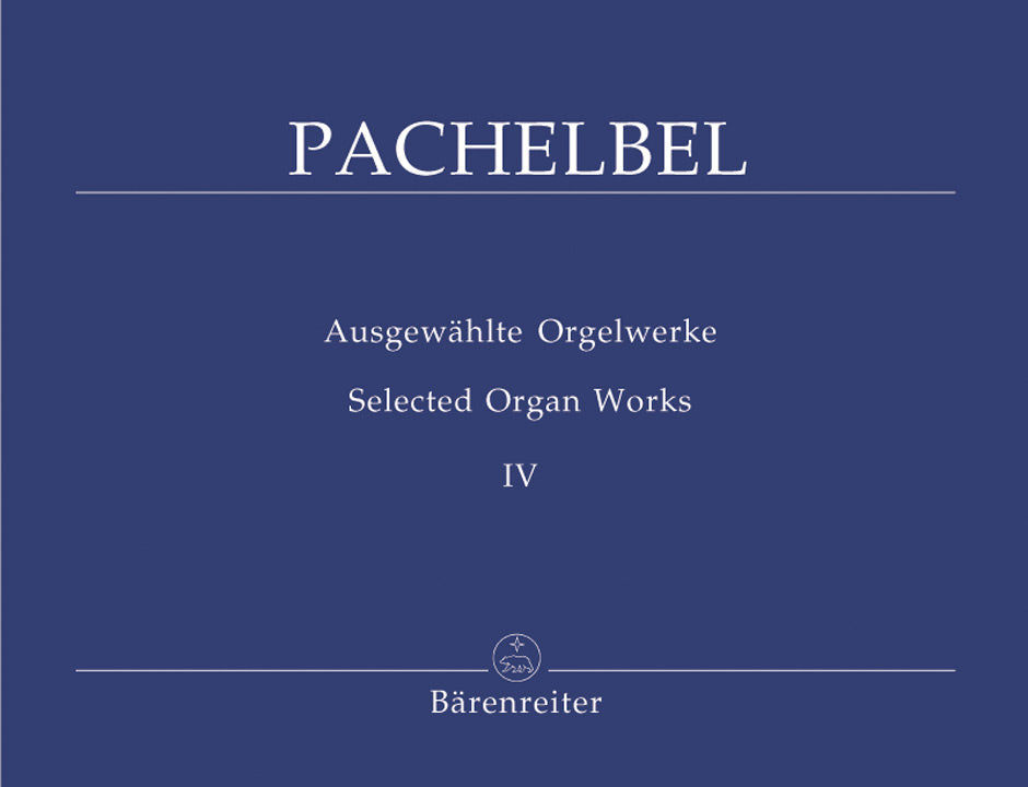 Pachelbel Selected Organ Works, Volume 4 -Seven Chorale Partitas-