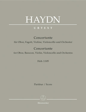 Haydn Concertante for Oboe, Bassoon, Violin, Cello Hob. I:105