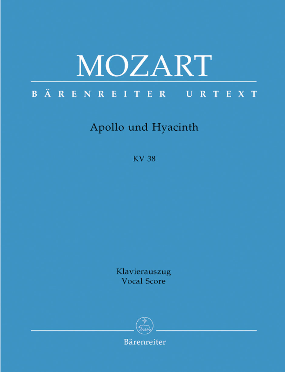 Mozart Apollo and Hyacinth K. 38 -A latin Intermedium of the Schooldrama "Clementia Croesi"-