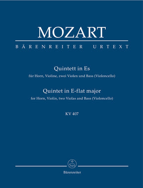 Mozart Quintett Es-Dur KV 407 (386c) -Hornquintett-