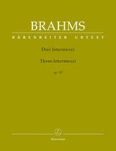 Brahms Drei Intermezzi op. 117