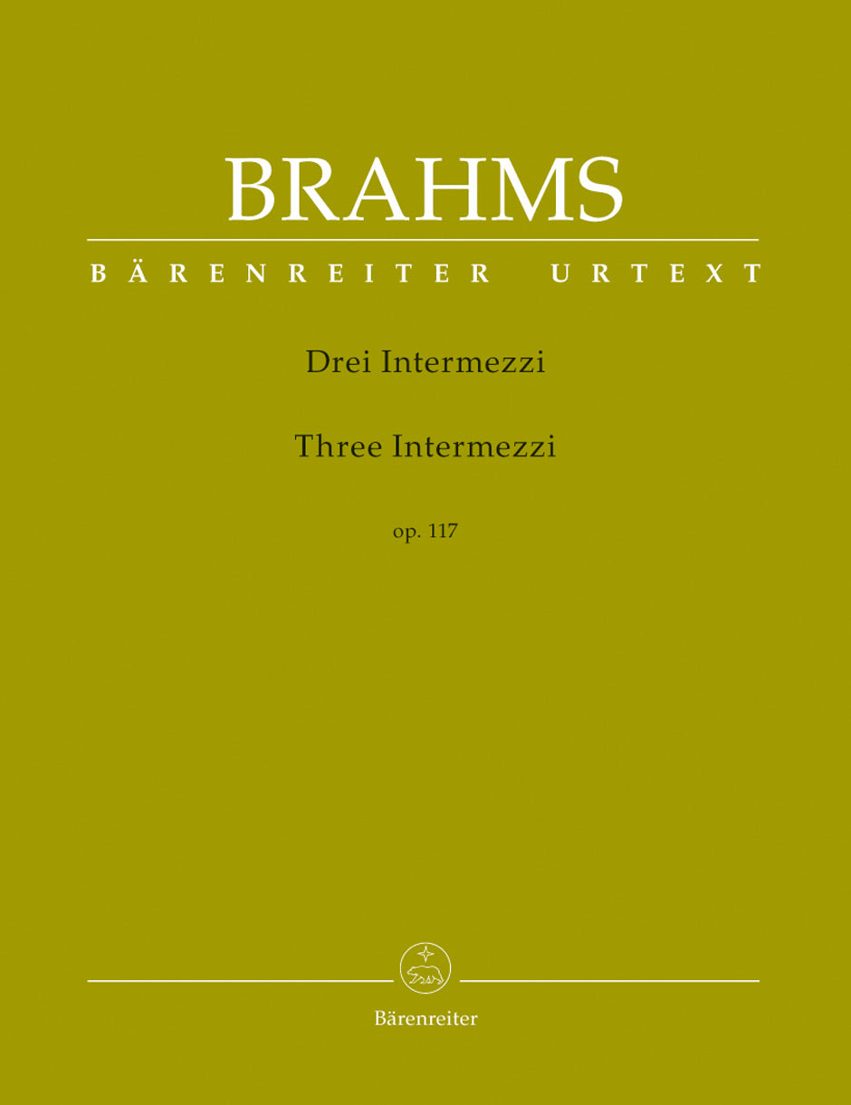 Brahms Drei Intermezzi op. 117