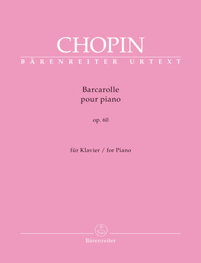 Chopin Barcarolle for Piano in F-sharp major, op. 60