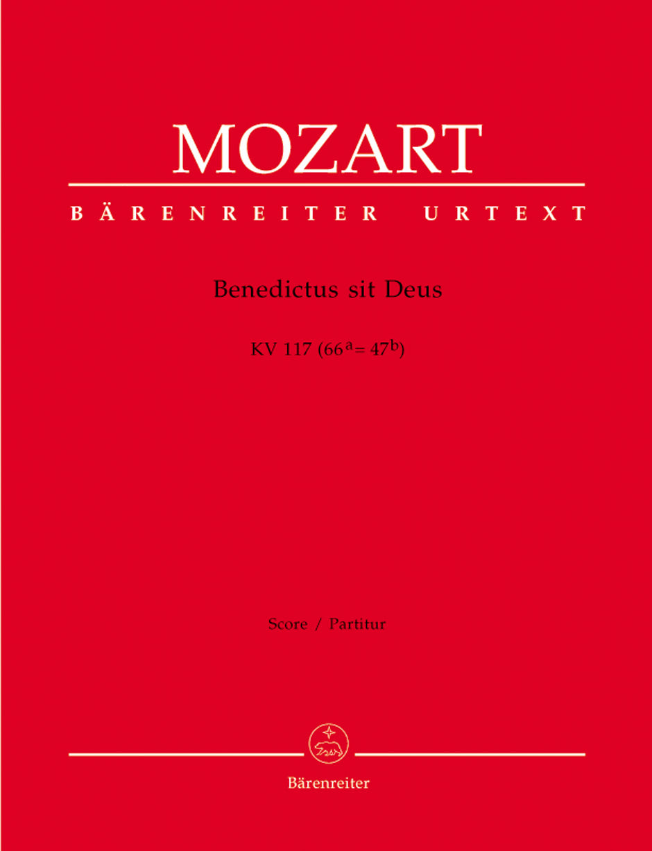 Mozart Benedictus sit Deus K. 117 (66a=47b)