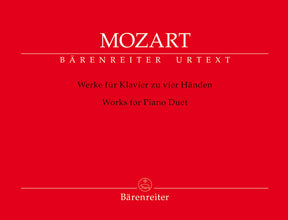 Mozart Works for Piano Duet