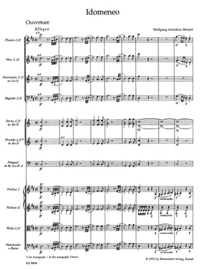 Mozart Idomeneo K. 366 -Overture-