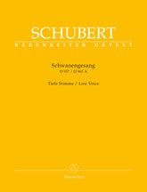 Schubert Schwanengesang Low Voice