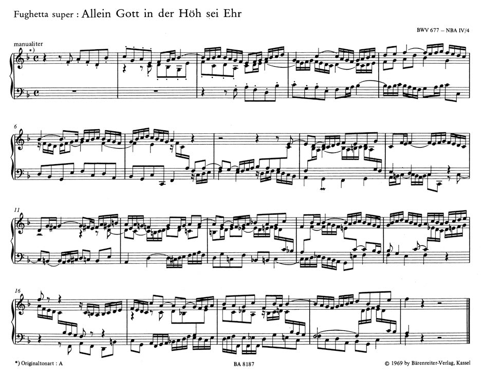 Bach Organ Chorales Orgelchoräle zum gottesdienstlichen Gebrauch (Nach der Neuen Bach-Ausgabe eingerichtet)