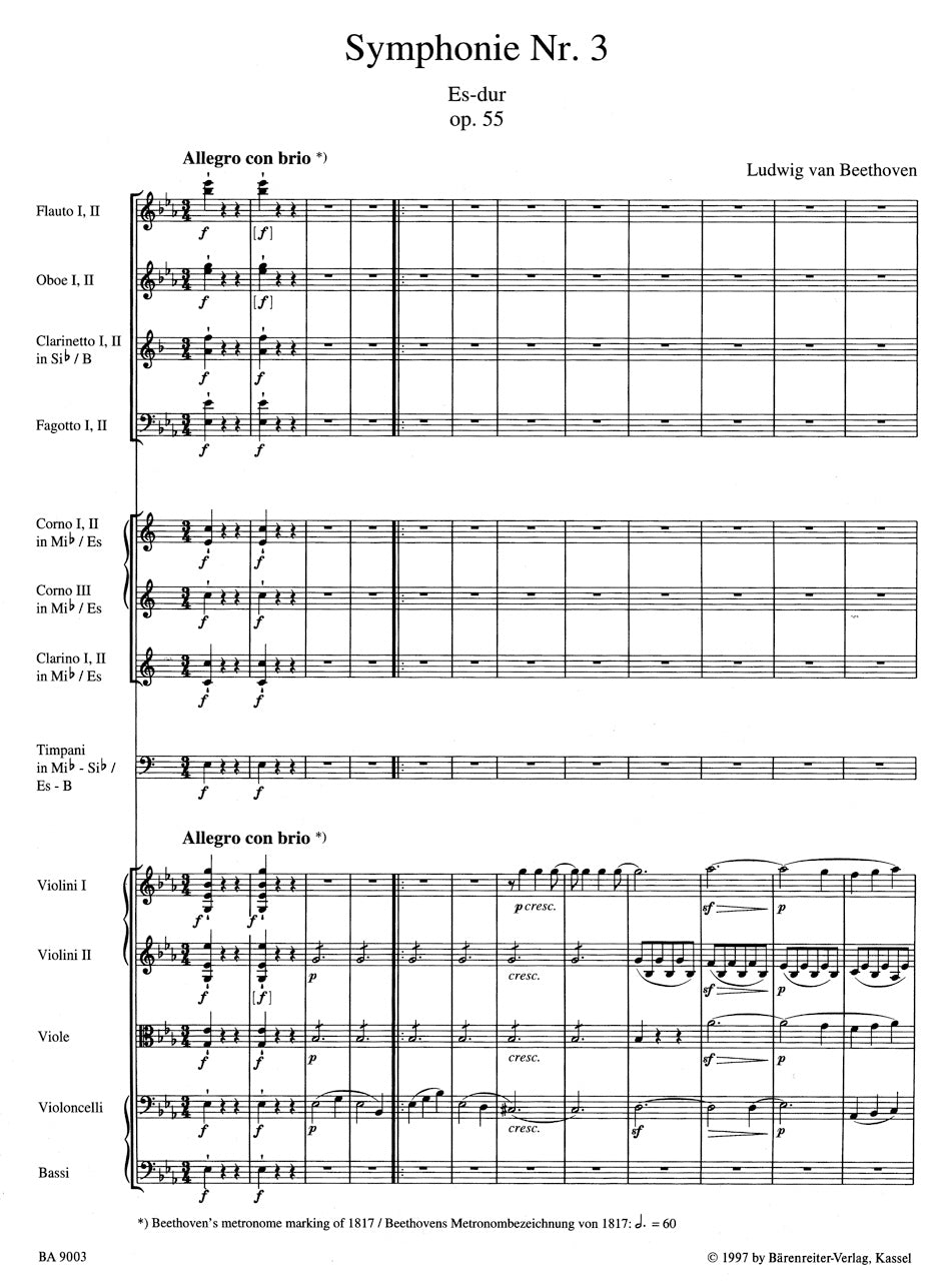 Beethoven: The 9 Symphonies (Full Scores in Slipcase)