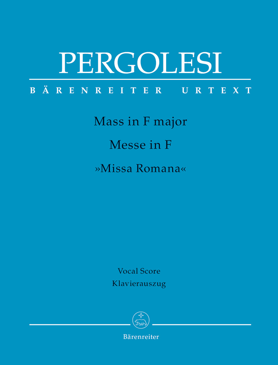 Pergolesi Mass F major "Missa Romana"