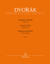 Dvorak Gypsy Songs op. 55 (High Voice)