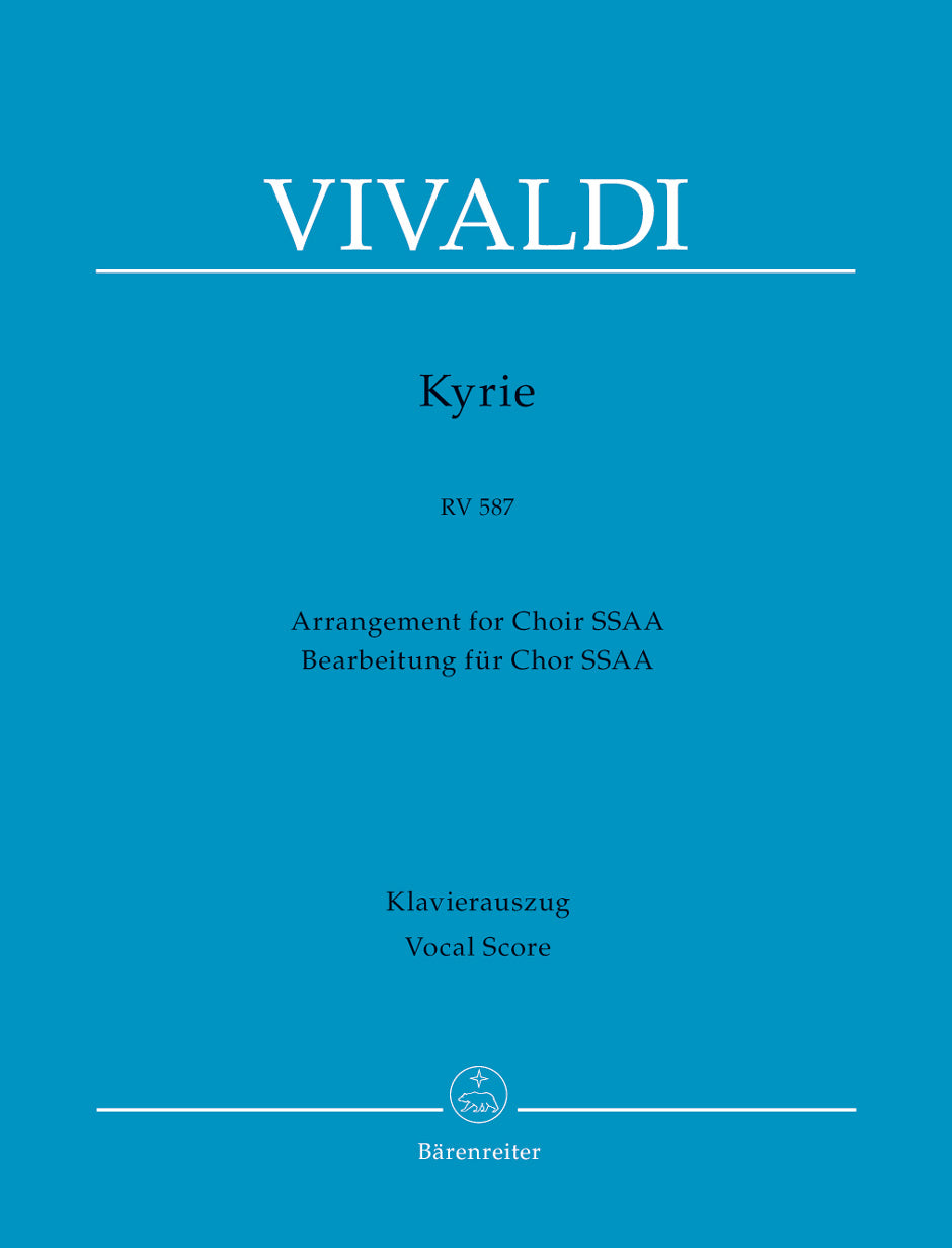 Vivaldi Kyrie RV 587 (Arrangement for Choir SSAA)
